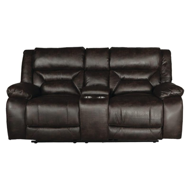 Living Room Sets |  Larson Sofa & Loveseat Brown Living Room Furniture Brown