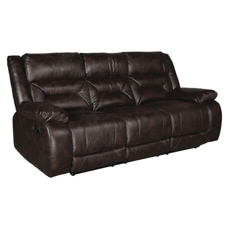 Living Room Sets |  Larson Sofa & Loveseat Brown Living Room Furniture Brown