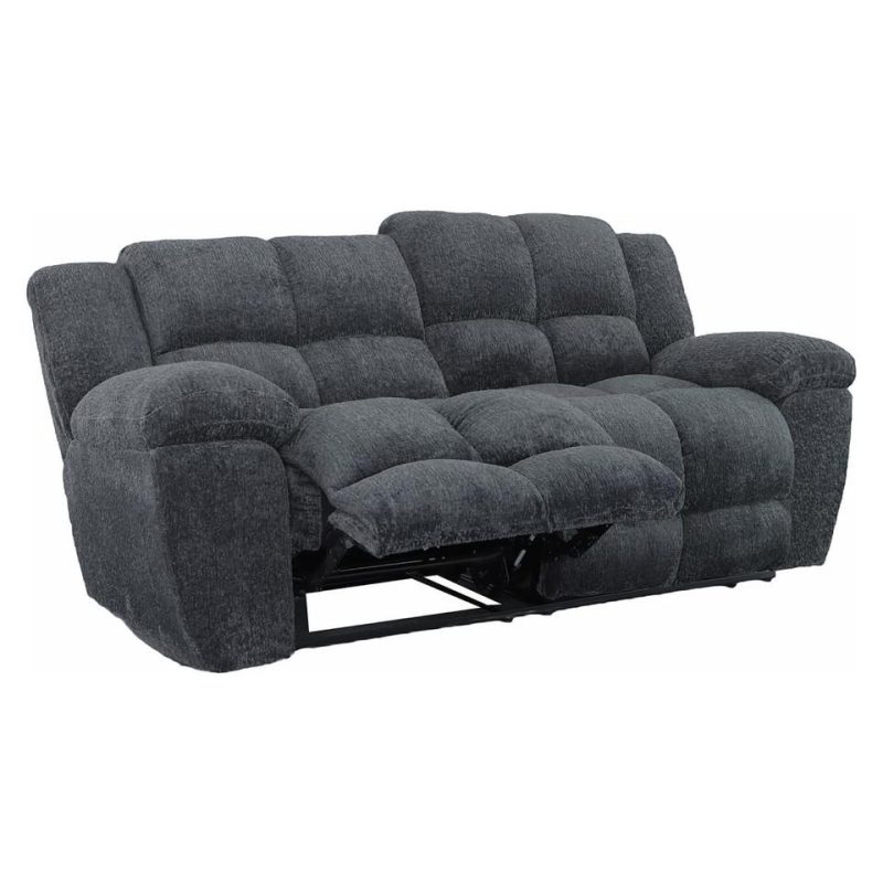 Living Room Sets |  Lochlyn Sofa & Loveseat Gray Living Room Furniture Gray