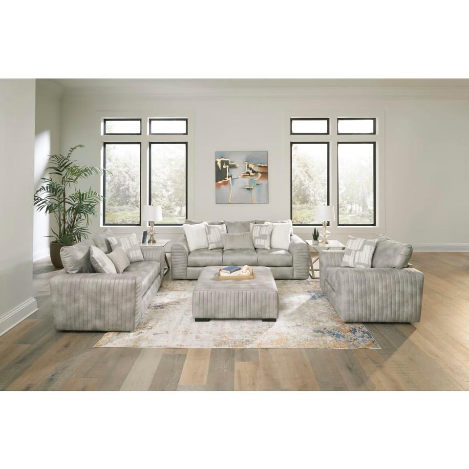 Living Room Sets |  Palmer Sofa & Loveseat Gray Living Room Furniture Gray