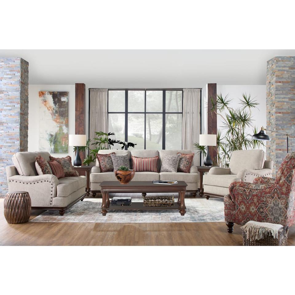 Living Room Sets |  Sullivan 2pc Sofa & Loveseat Brown Living Room Furniture Brown