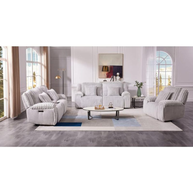 Living Room Sets |  Utopia Sofa & Loveseat Gray Living Room Furniture Gray