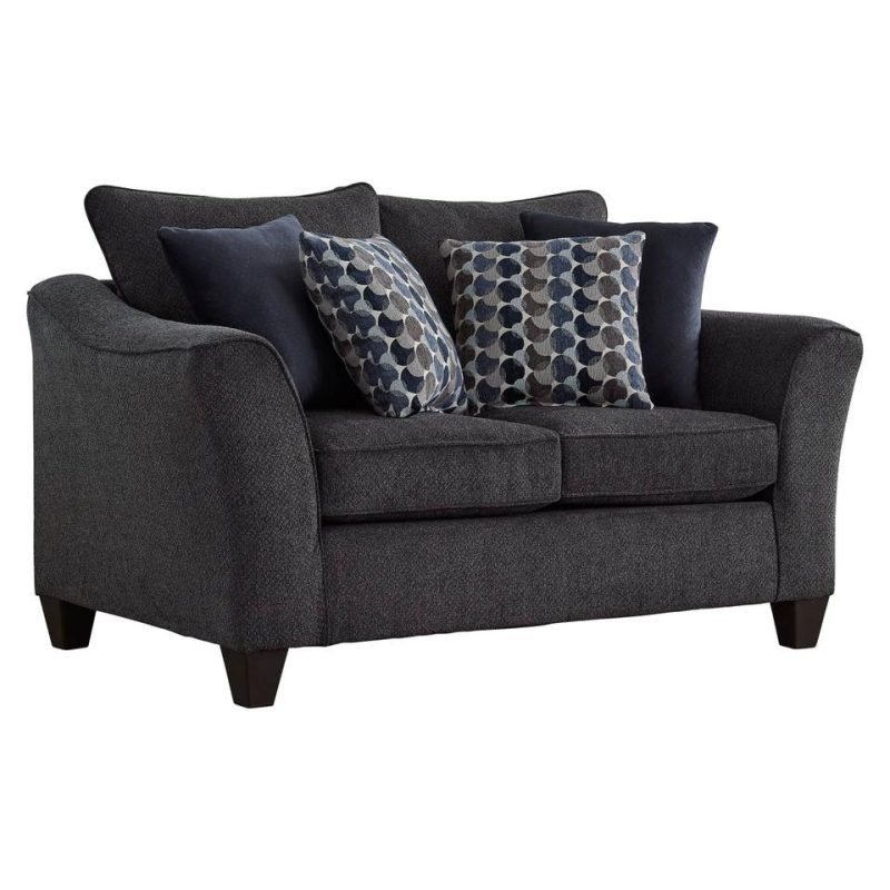 Loveseats |  Albany Slate Loveseat Gray Living Room Furniture Gray