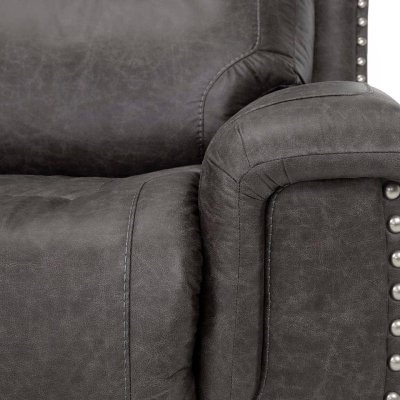 Loveseats |  Brentwood Reclining Loveseat Gray Living Room Furniture Gray