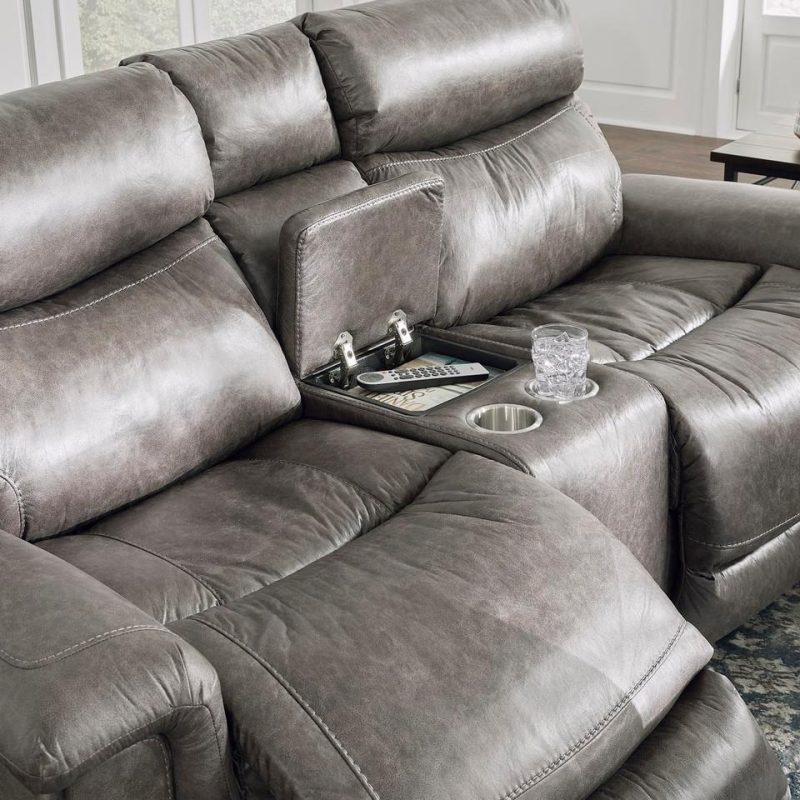 Loveseats |  Brentwood Reclining Loveseat Gray Living Room Furniture Gray