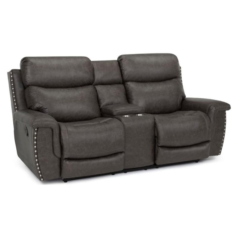 Loveseats |  Brentwood Reclining Loveseat Gray Living Room Furniture Gray