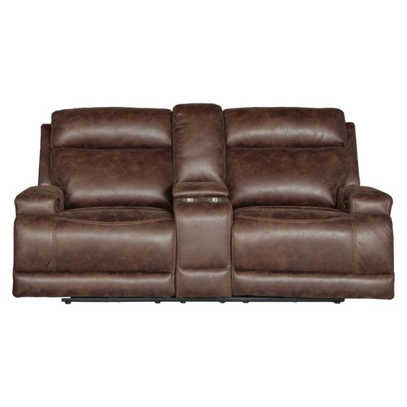 Loveseats |  Dutton Loveseat Brown Living Room Furniture Brown