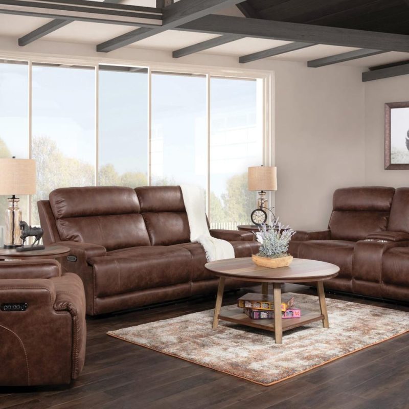 Loveseats |  Dutton Loveseat Brown Living Room Furniture Brown