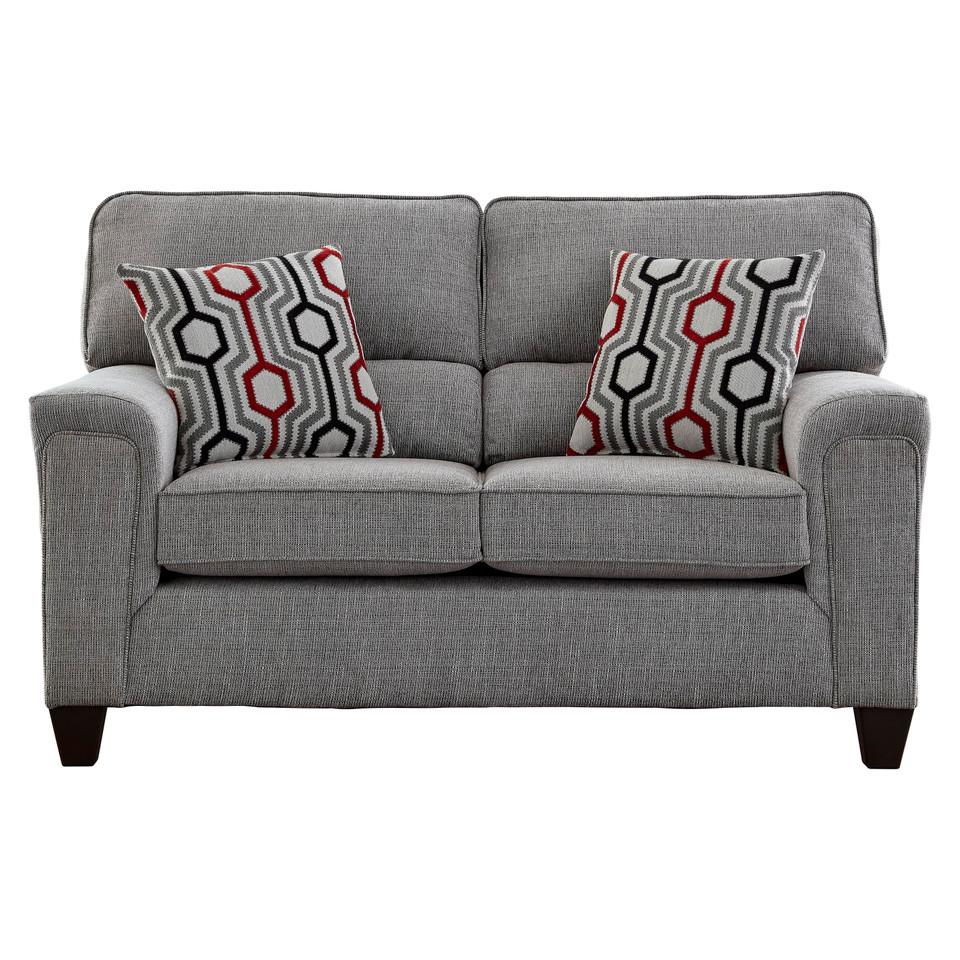 Loveseats |  Dylan Loveseat Gray Living Room Furniture Gray