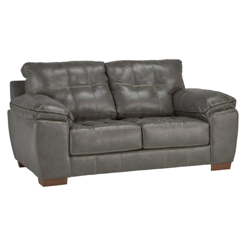 Loveseats |  Holman Loveseat Gray Living Room Furniture Gray