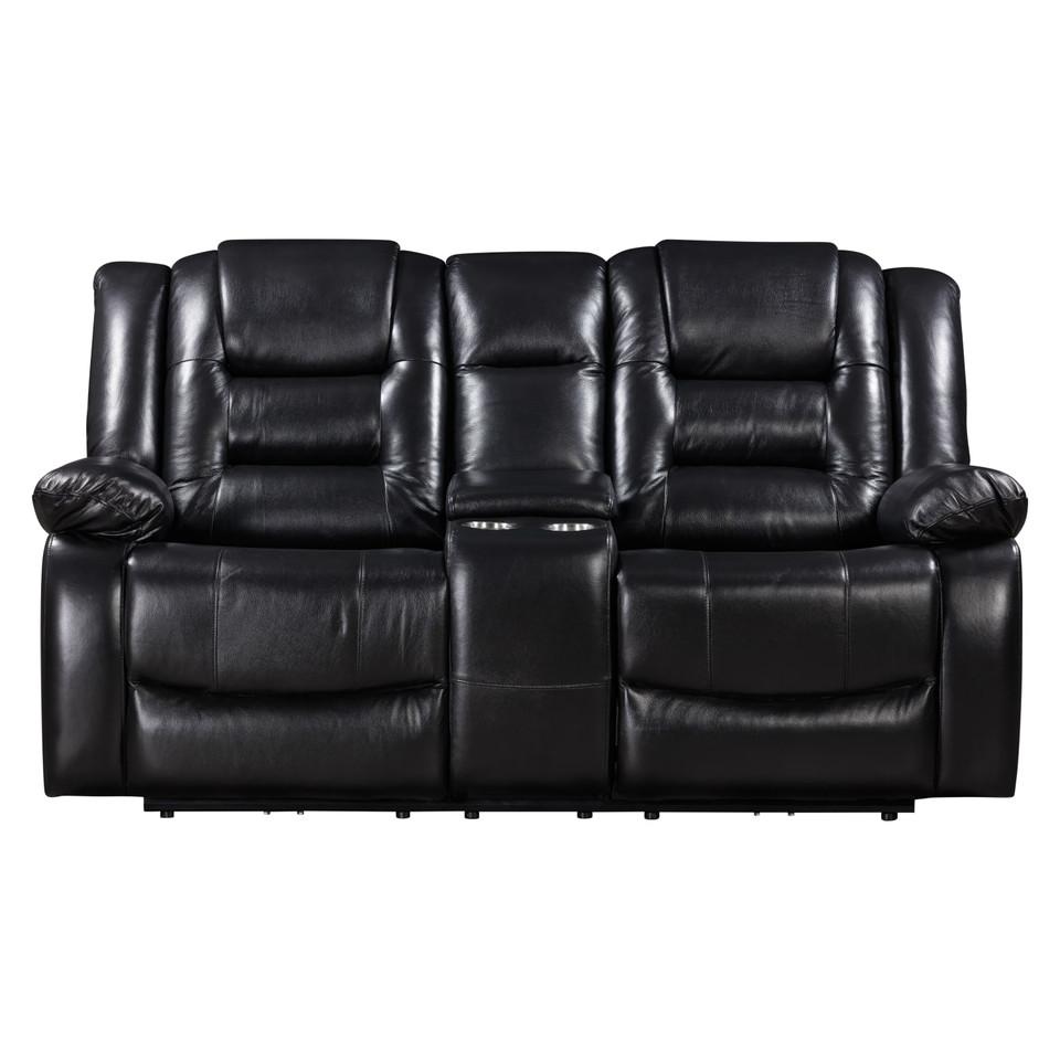 Loveseats |  Nixon Loveseat Black Living Room Furniture Black