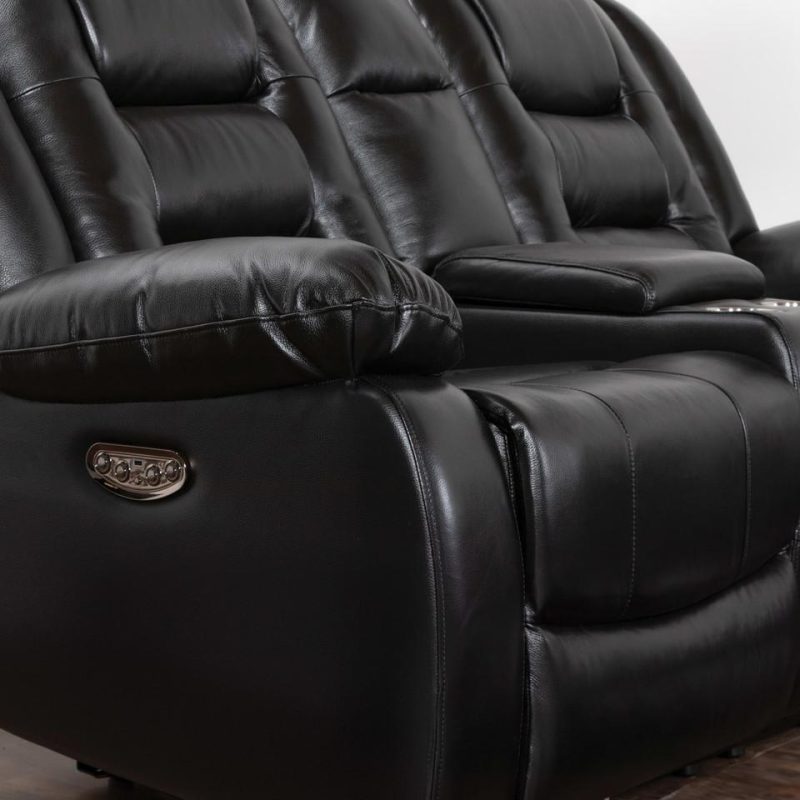 Loveseats |  Nixon Loveseat Black Living Room Furniture Black