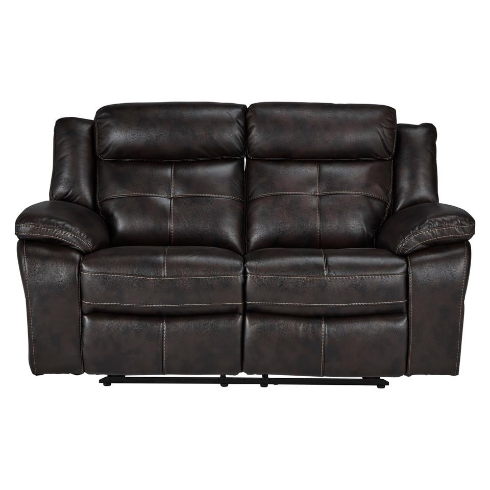 Loveseats |  Parker Reclining Loveseat Brown Living Room Furniture Brown