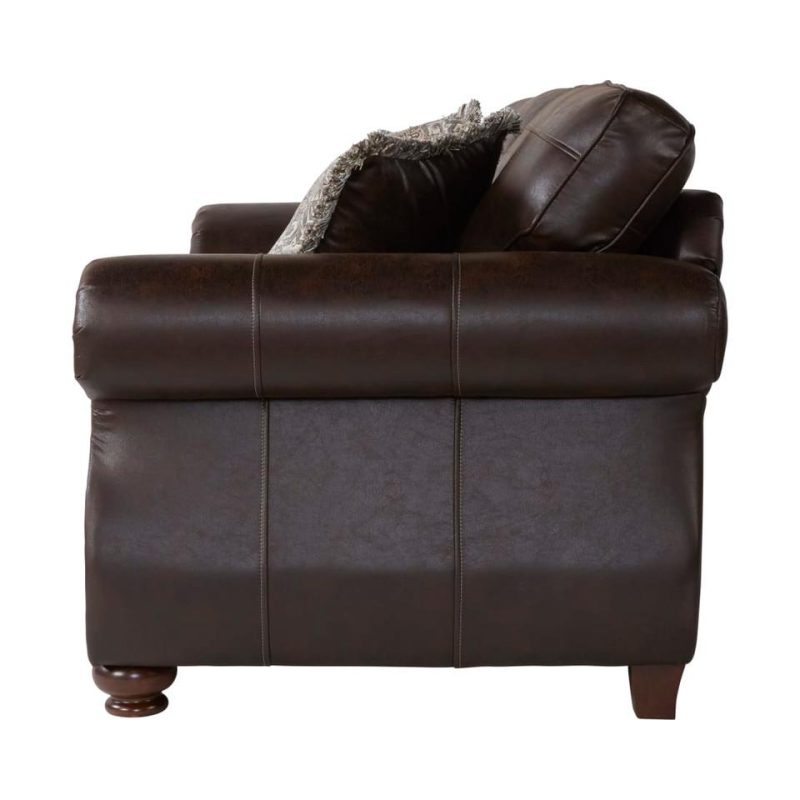 Loveseats |  Remington Loveseat Brown Living Room Furniture Brown