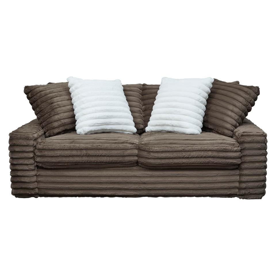 Loveseats |  Serene Chocolate Loveseat Brown Living Room Furniture Brown