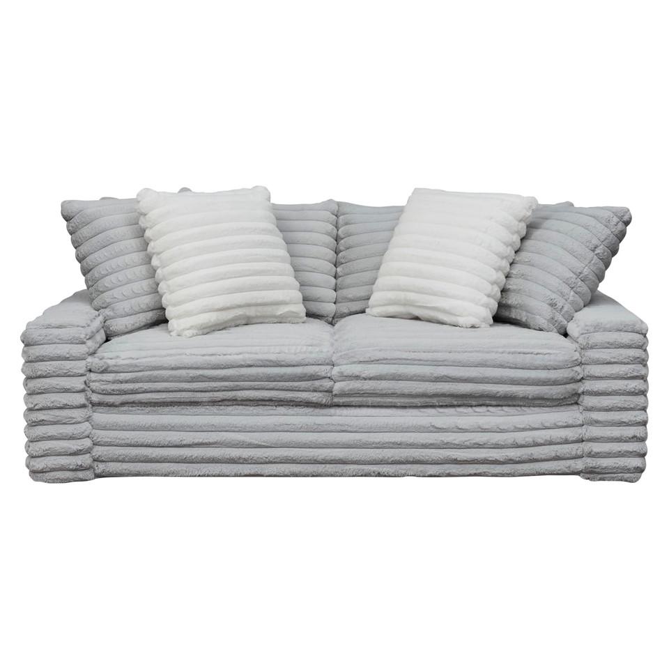 Loveseats |  Serene Gray Loveseat Gray Living Room Furniture Gray