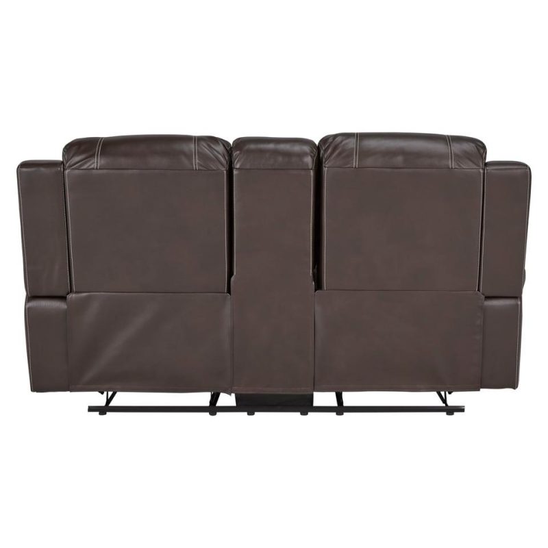 Loveseats |  Titan Reclining Loveseat – Chocolate Brown Living Room Furniture Brown