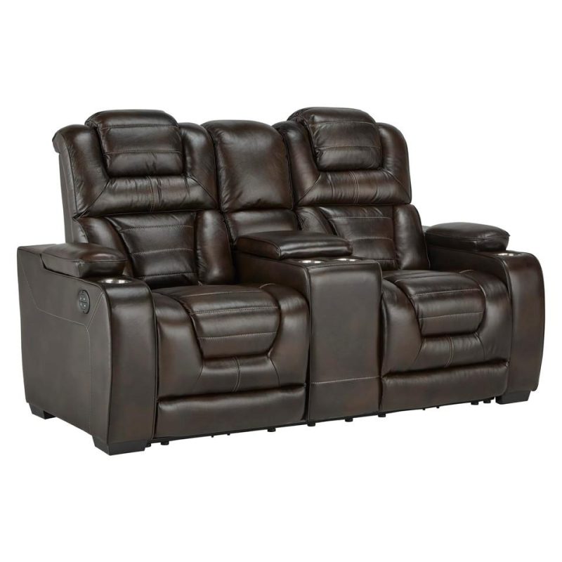 Loveseats |  Titanium Elite Power Plus Reclining Loveseat Living Room Furniture Loveseats