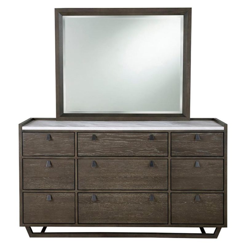 Mirrors |  Britton Mirror Brown Bedroom Furniture Brown