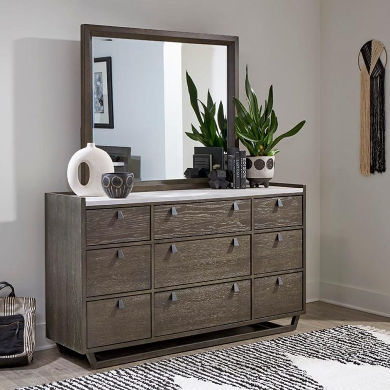 Mirrors |  Britton Mirror Brown Bedroom Furniture Brown