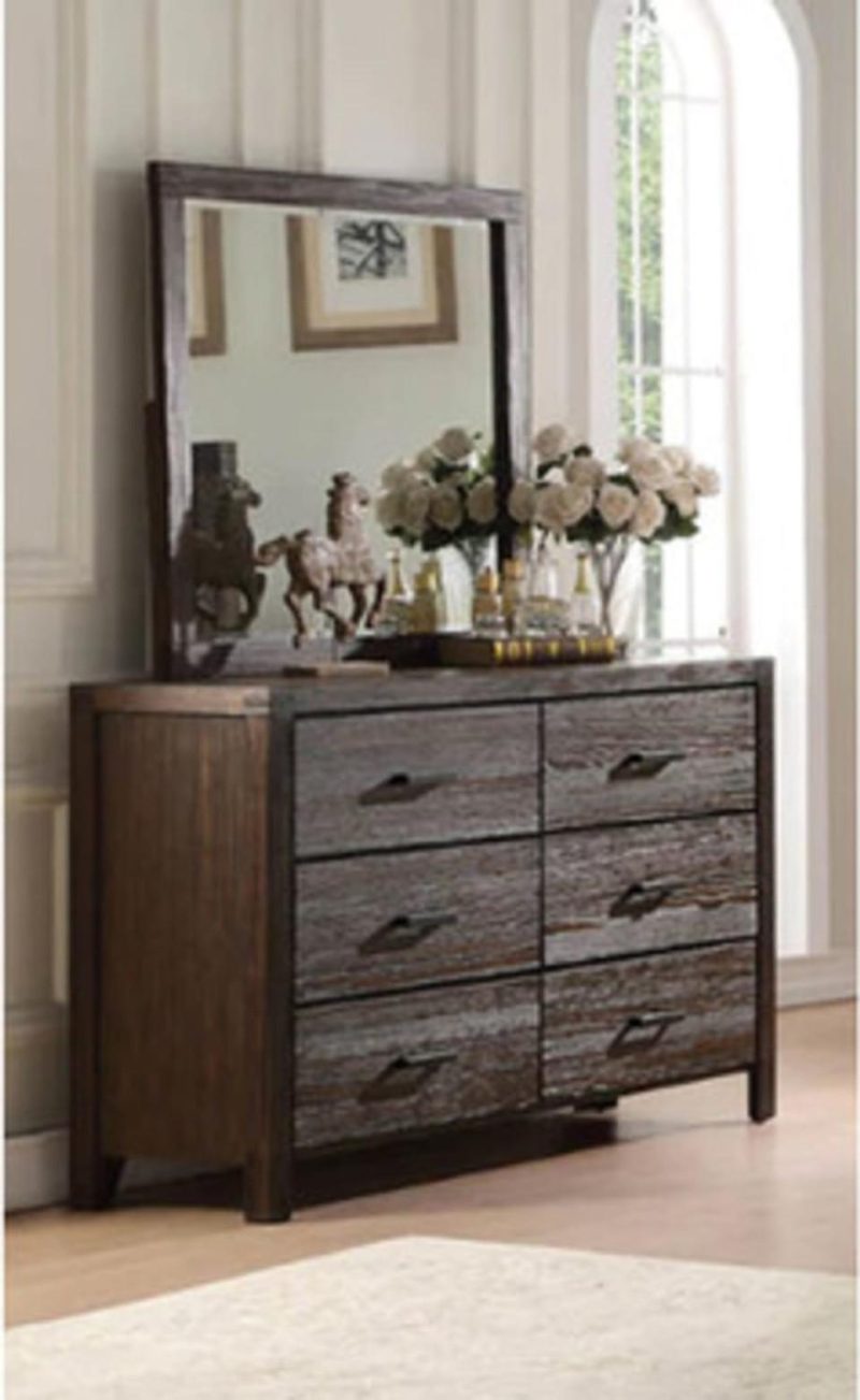 Mirrors |  Jamestown Mirror Brown Bedroom Furniture Brown