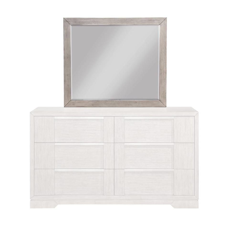 Mirrors |  Kristin Mirror Gray Bedroom Furniture Gray