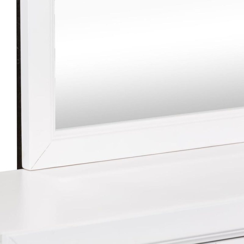 Mirrors |  Sienna White Mirror White Bedroom Furniture Mirrors