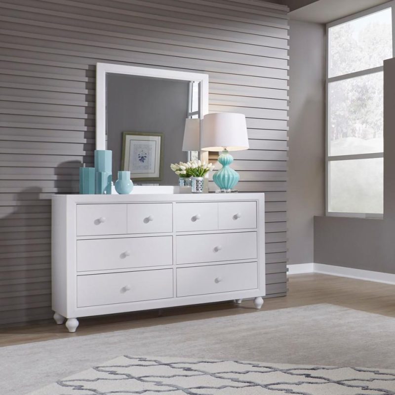 Mirrors |  Sienna White Mirror White Bedroom Furniture Mirrors