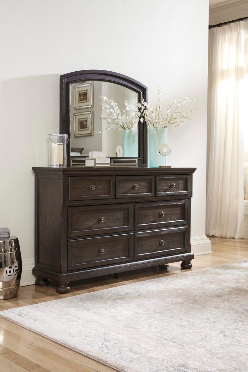 Mirrors |  Spencer Mirror Brown Bedroom Furniture Brown