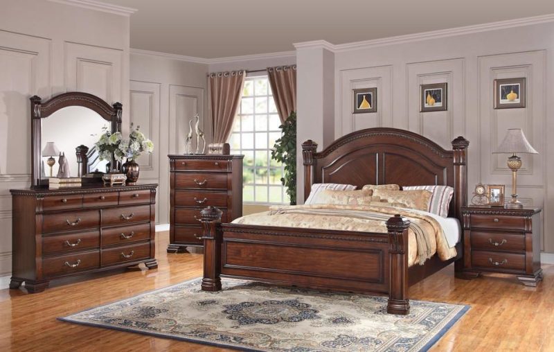 Mirrors |  Vienna Mirror Brown Bedroom Furniture Brown