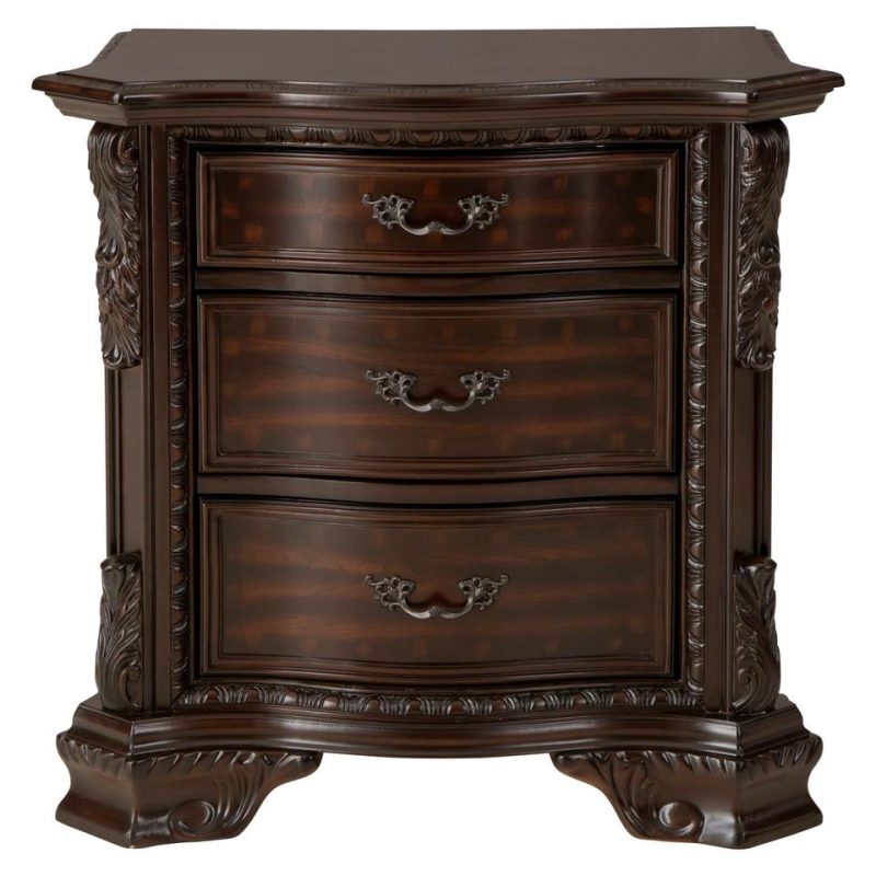 Nightstands |  Alexandria Nightstand Brown Bedroom Furniture Brown