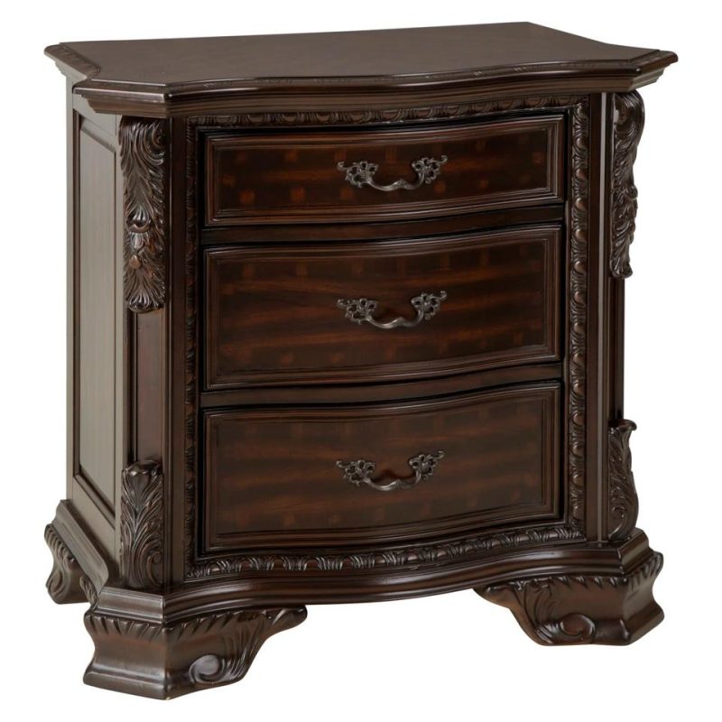 Nightstands |  Alexandria Nightstand Brown Bedroom Furniture Brown