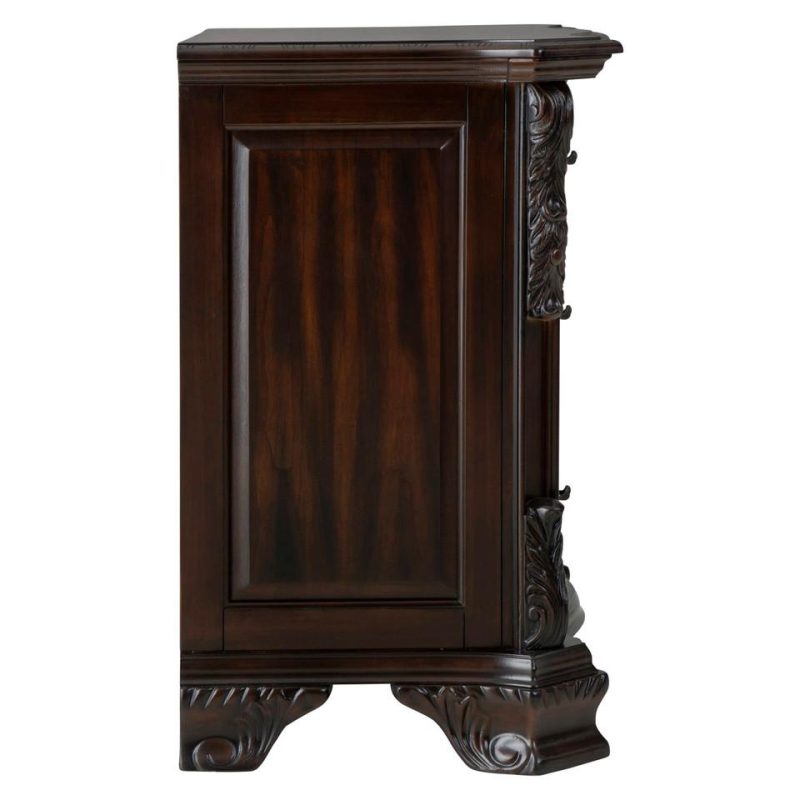 Nightstands |  Alexandria Nightstand Brown Bedroom Furniture Brown