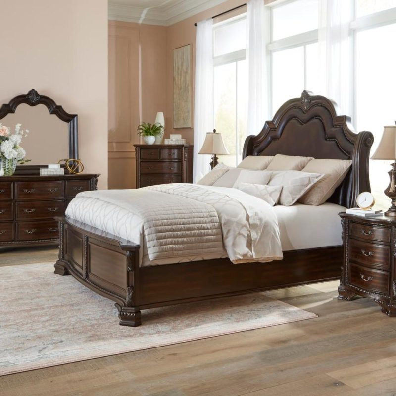 Nightstands |  Alexandria Nightstand Brown Bedroom Furniture Brown