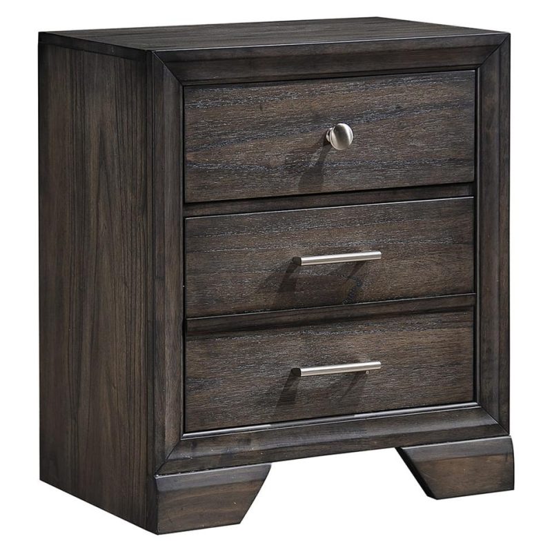 Nightstands |  Avery Nightstand Brown Bedroom Furniture Brown