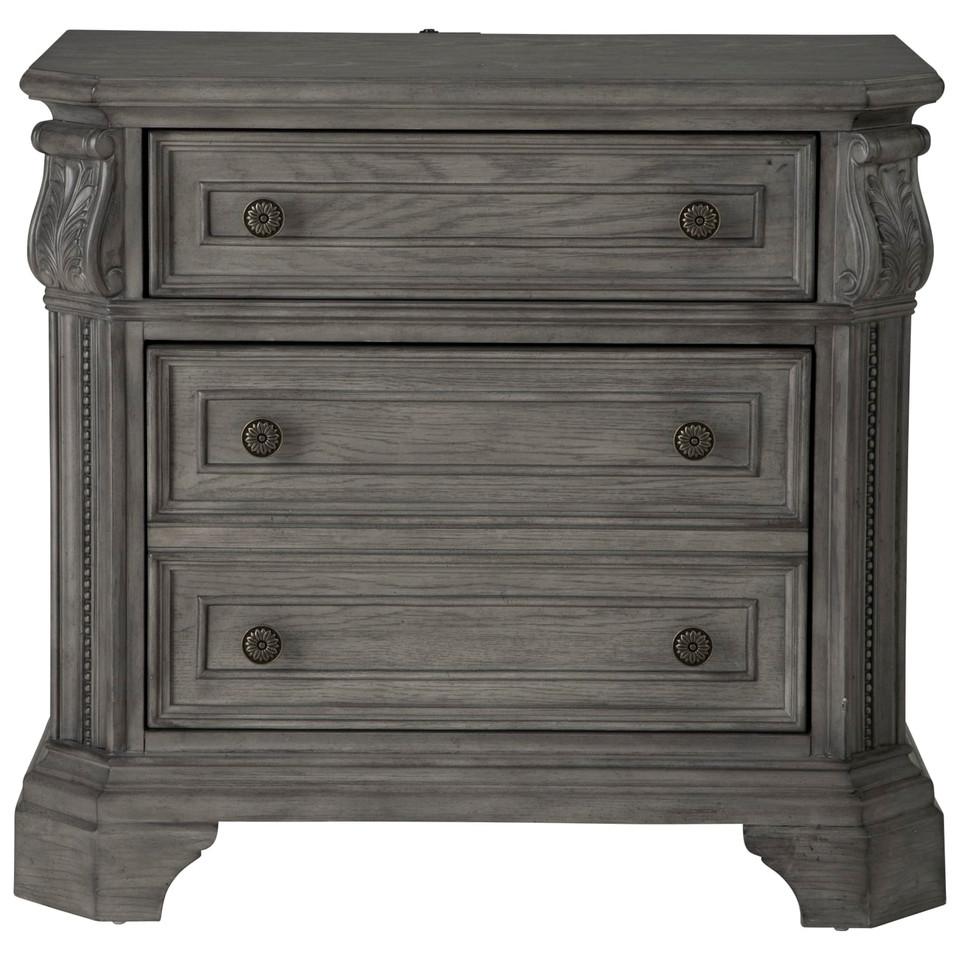 Nightstands |  Colossus Nightstand Gray Bedroom Furniture Gray