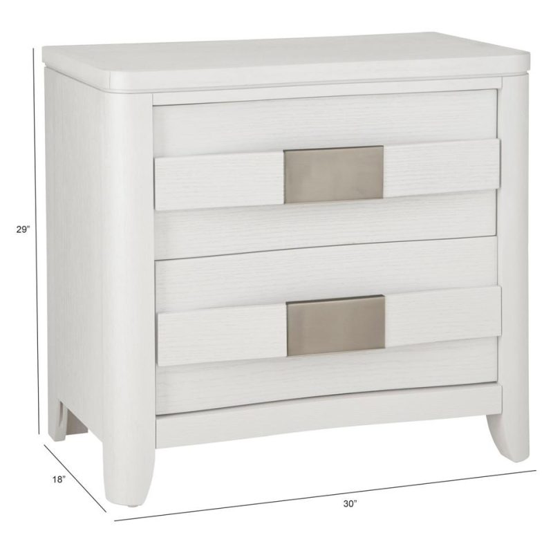 Nightstands |  Dallas White Nightstand White Bedroom Furniture Nightstands