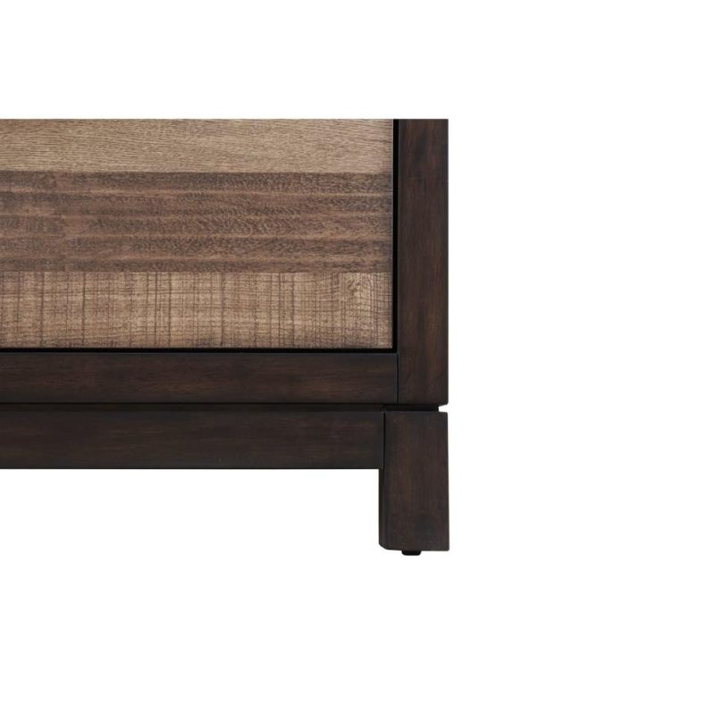 Nightstands |  Frontier Collection Nighstand w/ USB Brown Bedroom Furniture Brown