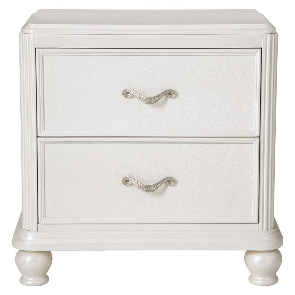 Nightstands |  Gia Collection White Nightstand White Bedroom Furniture Nightstands