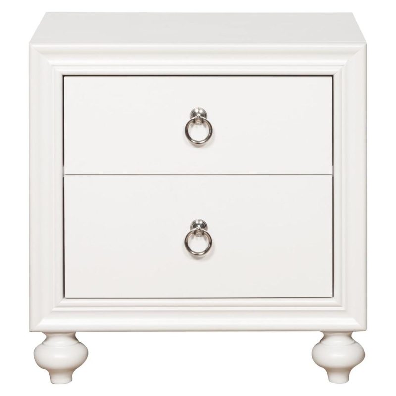 Nightstands |  Isabella Nightstand White Bedroom Furniture Nightstands