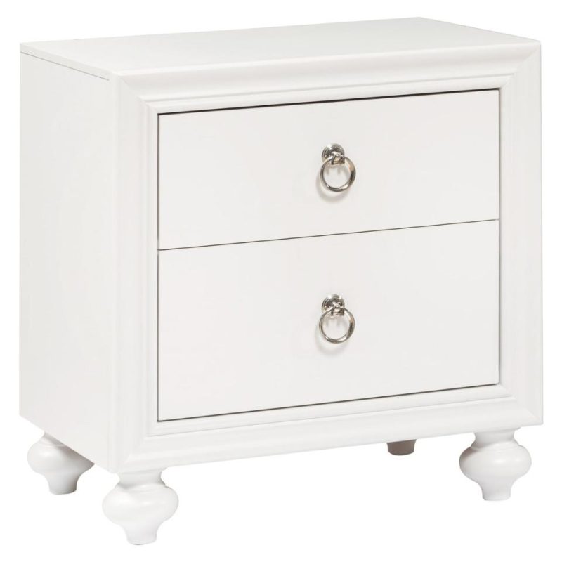 Nightstands |  Isabella Nightstand White Bedroom Furniture Nightstands