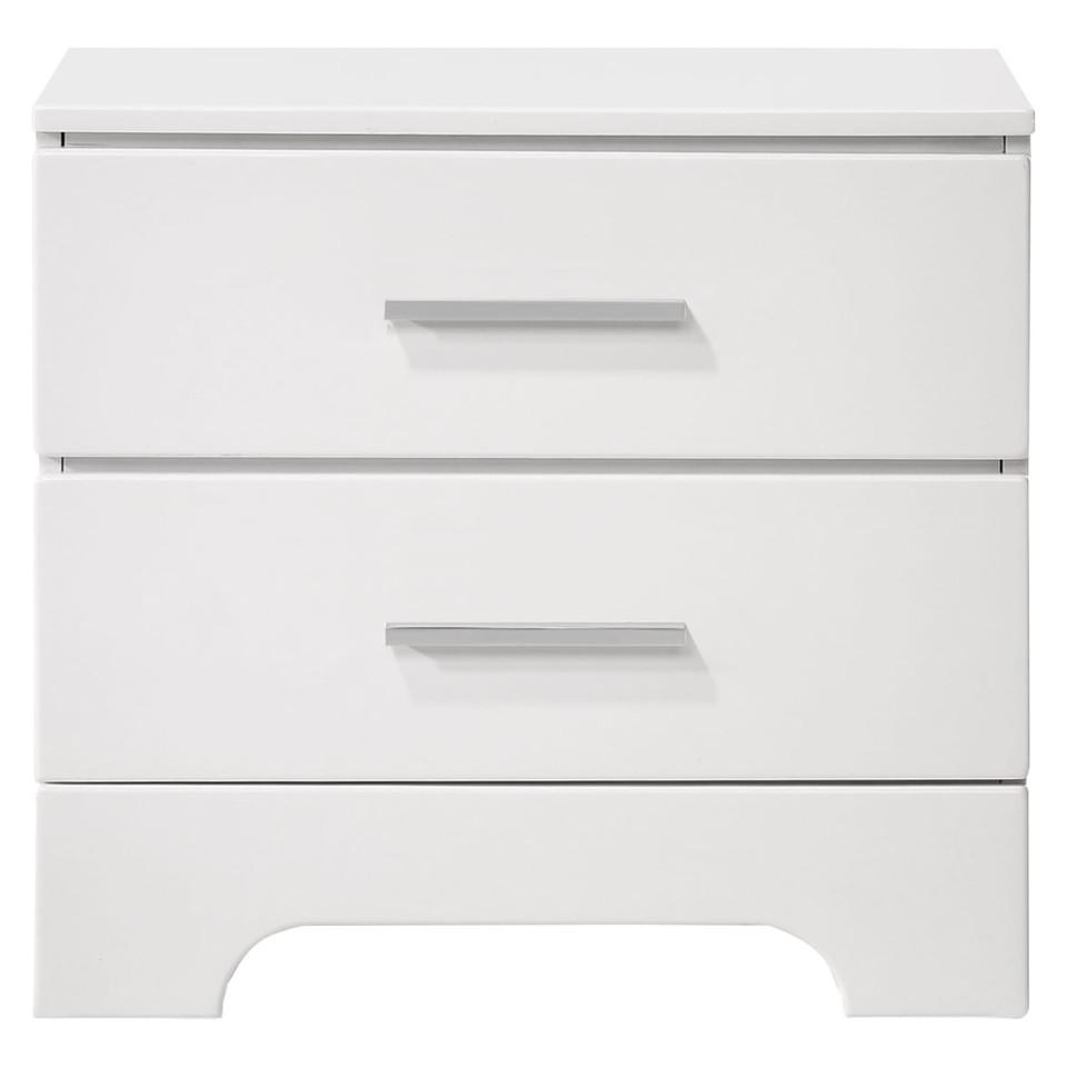 Nightstands |  Lily Collection White Nightstand White Bedroom Furniture Nightstands