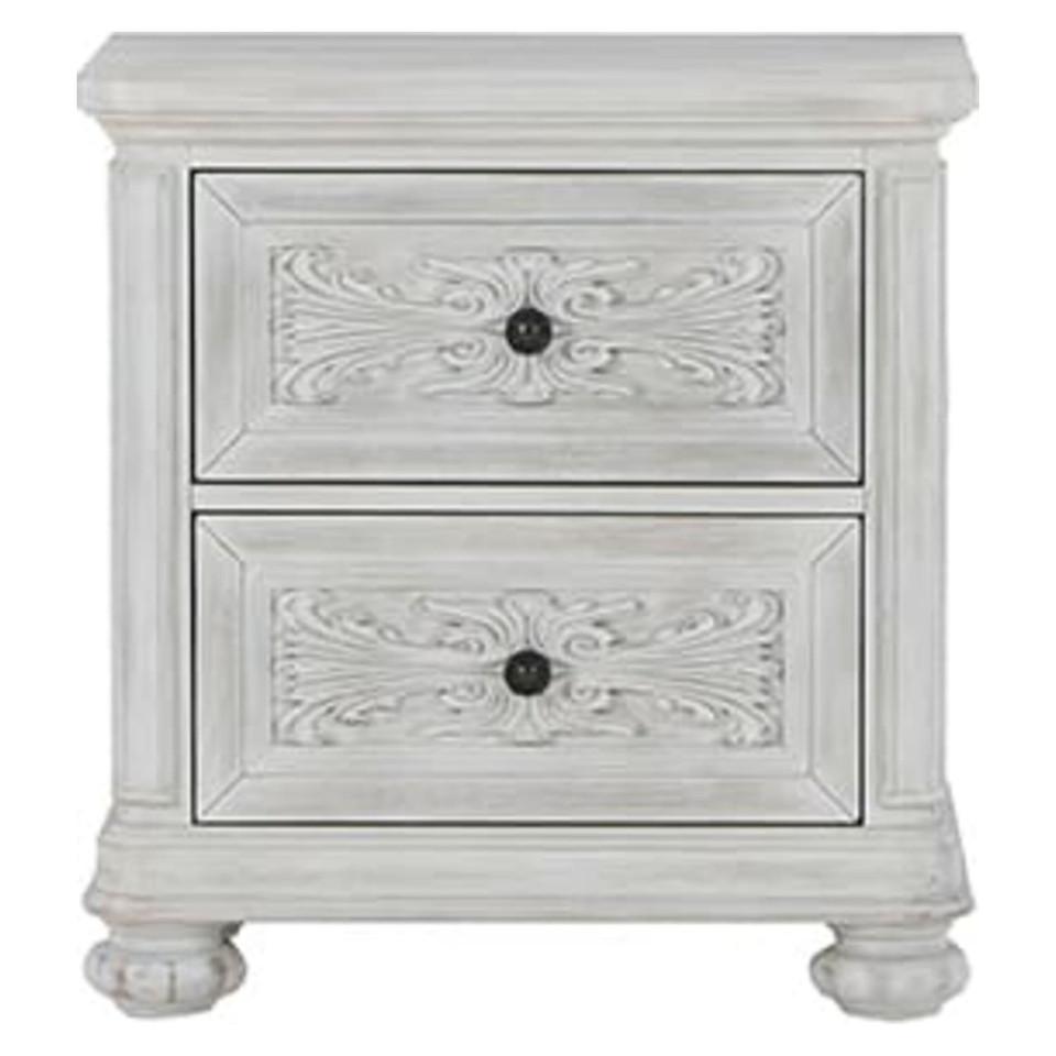 Nightstands |  Miya Nightstand White Bedroom Furniture Nightstands