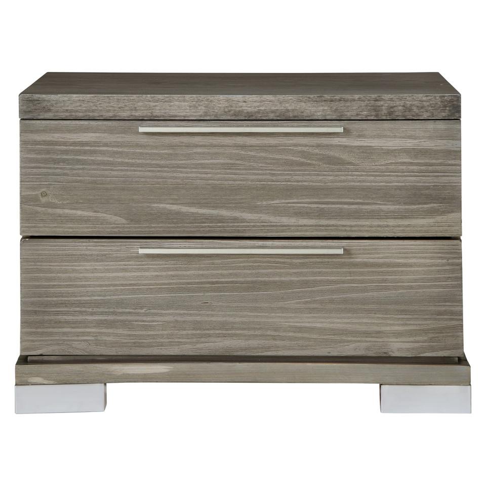 Nightstands |  San Angelo Collection Nightstand Gray Bedroom Furniture Gray