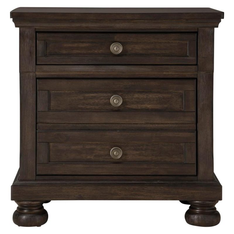 Nightstands |  Spencer Nightstand Brown Bedroom Furniture Brown