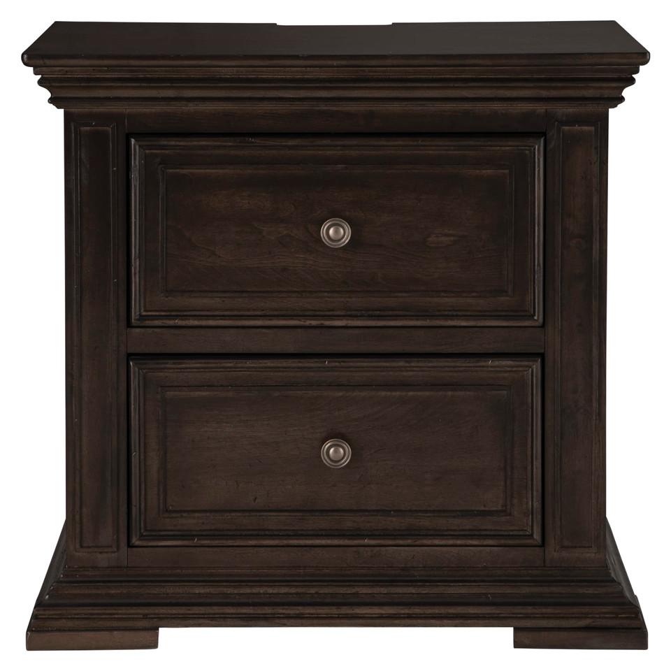 Nightstands |  Summit Collection Nightstand Brown Bedroom Furniture Brown