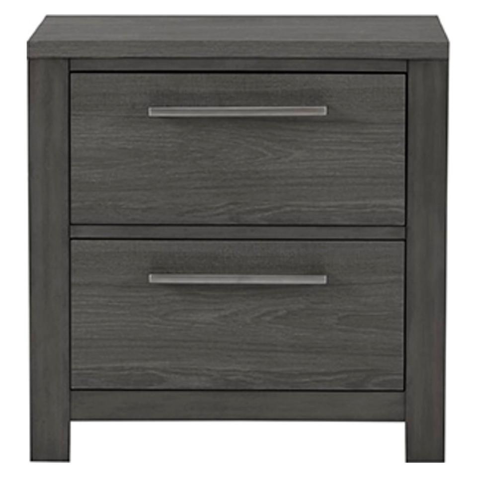 Nightstands |  Westpoint Collection Weathered Gray Solid Wood Nightstand Gray Bedroom Furniture Gray