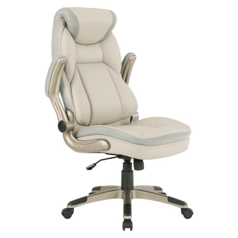 Office Chairs |  Executive High Back Chair – ECH17051EC21 Cream Home Office Furniture Cream