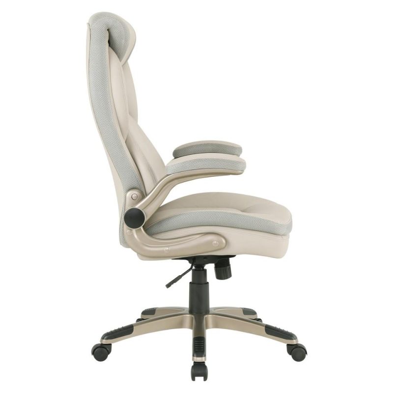 Office Chairs |  Executive High Back Chair – ECH17051EC21 Cream Home Office Furniture Cream