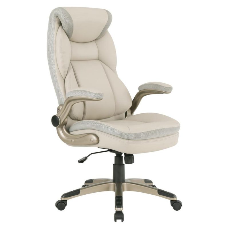 Office Chairs |  Executive High Back Chair – ECH17051EC21 Cream Home Office Furniture Cream